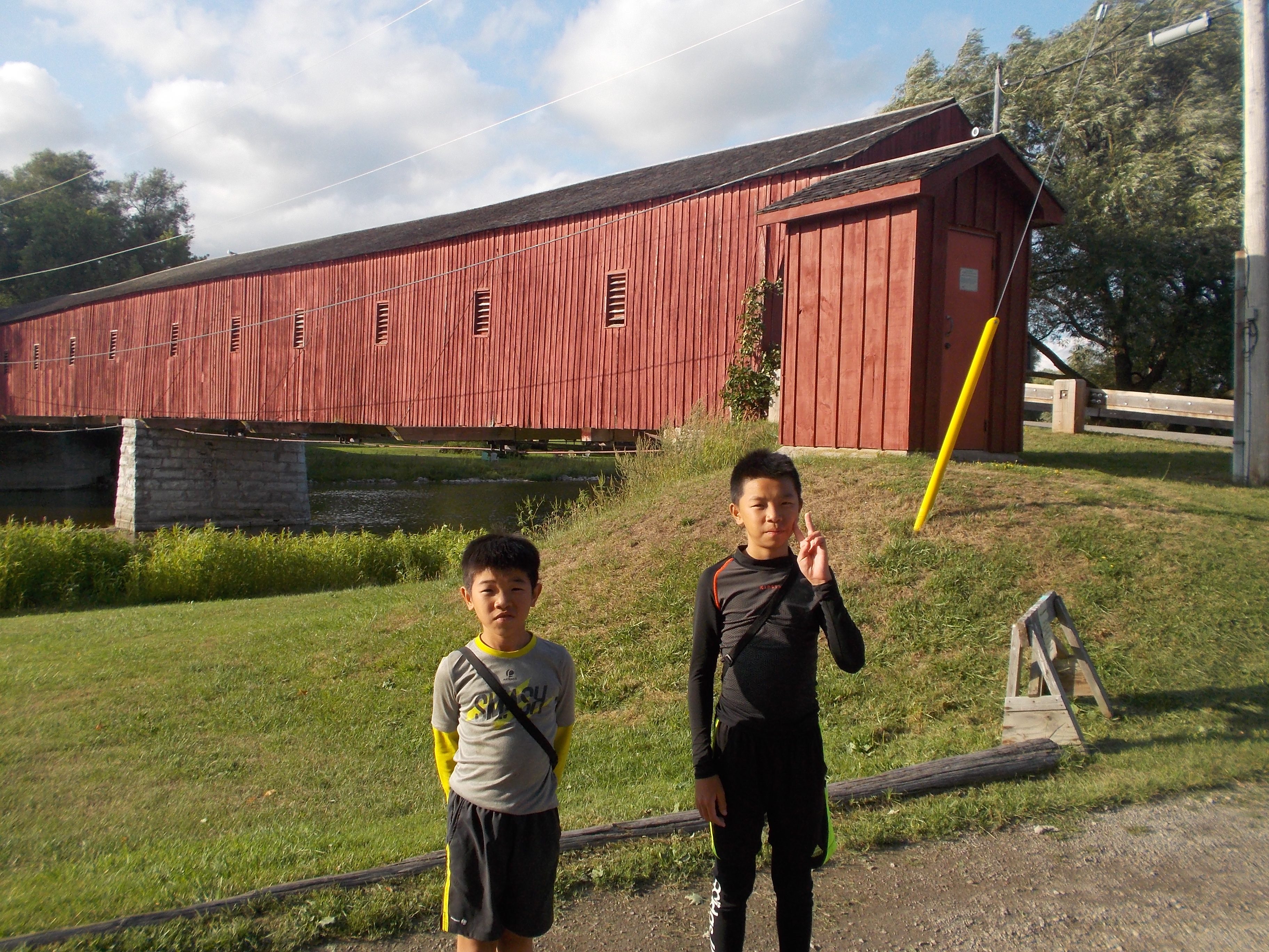  the last wooden covered bridge in Ontario and the oldest such bridge in Canada.